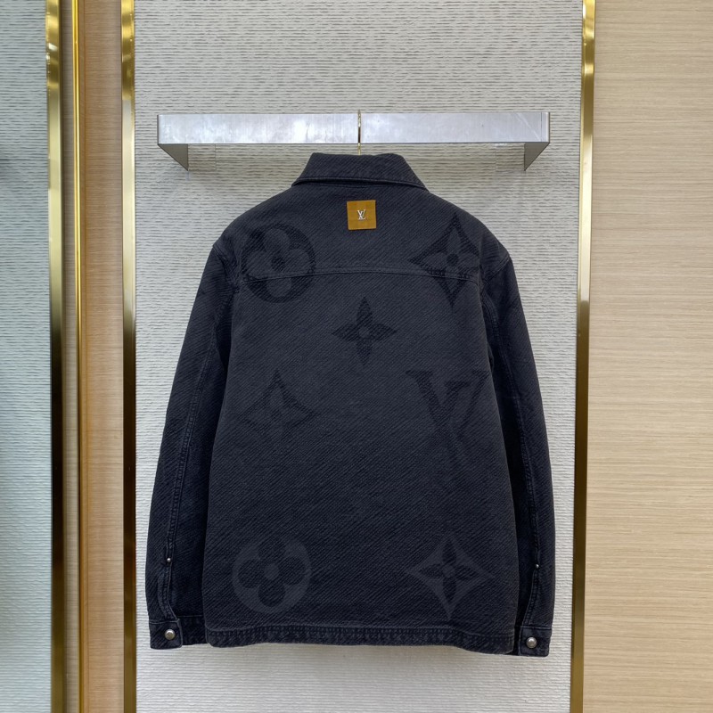 LV burnout denim outerwear 1