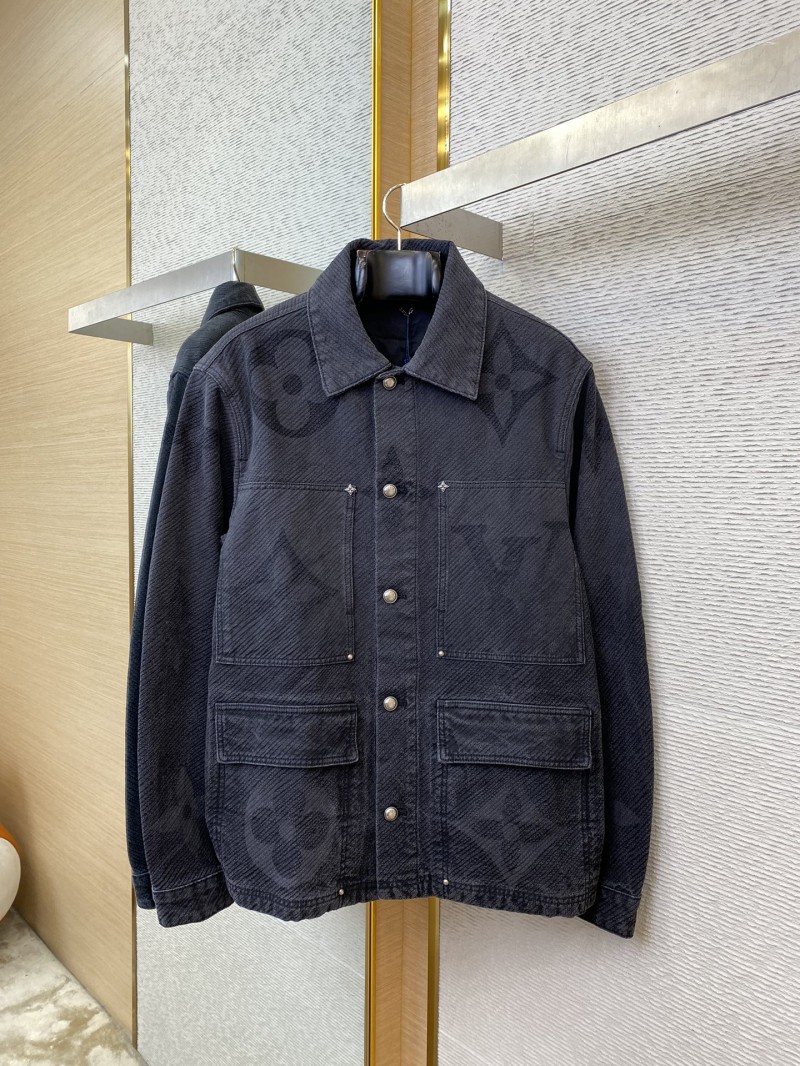 LV burnout denim outerwear 4