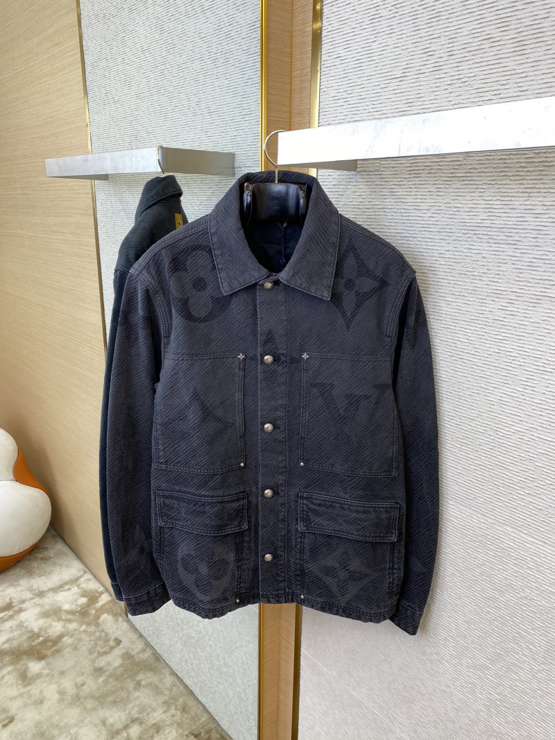 LV burnout denim outerwear 6