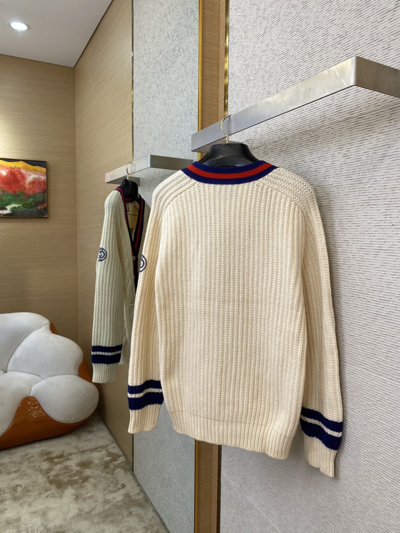 Gucci Clash of Colours Ribbon Badge Knit Cardigan 3