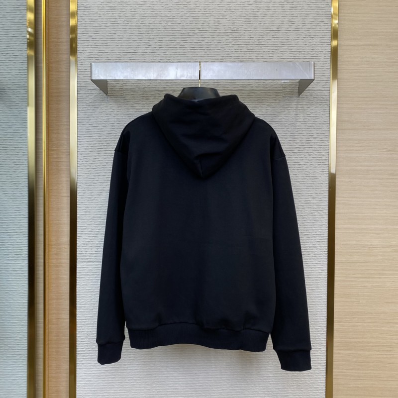 LV Letter Beaded Hooded Sweatshirt 1