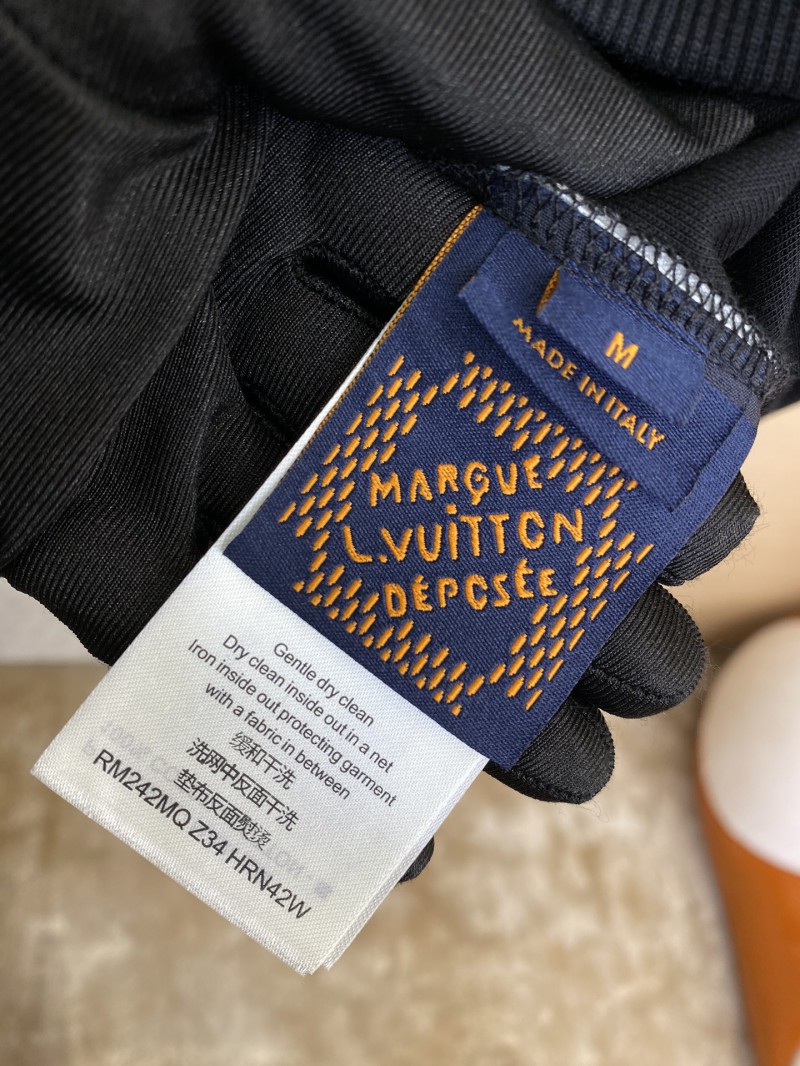 LV Letter Beaded Hooded Sweatshirt 8