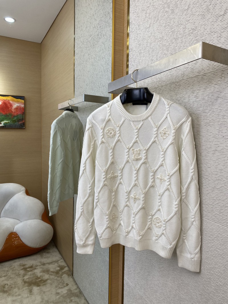LV Skiing Beaded Crew Neck Sweater 2