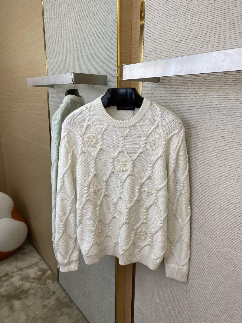 LV Skiing Beaded Crew Neck Sweater 6
