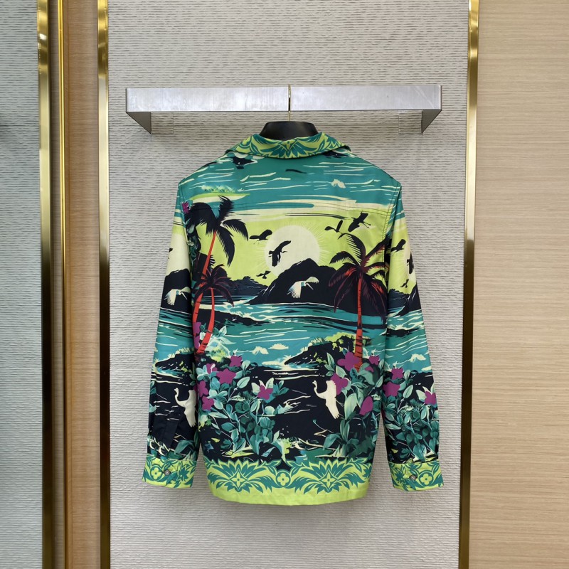 LV Tropical Rainforest Lapel Shirt 1