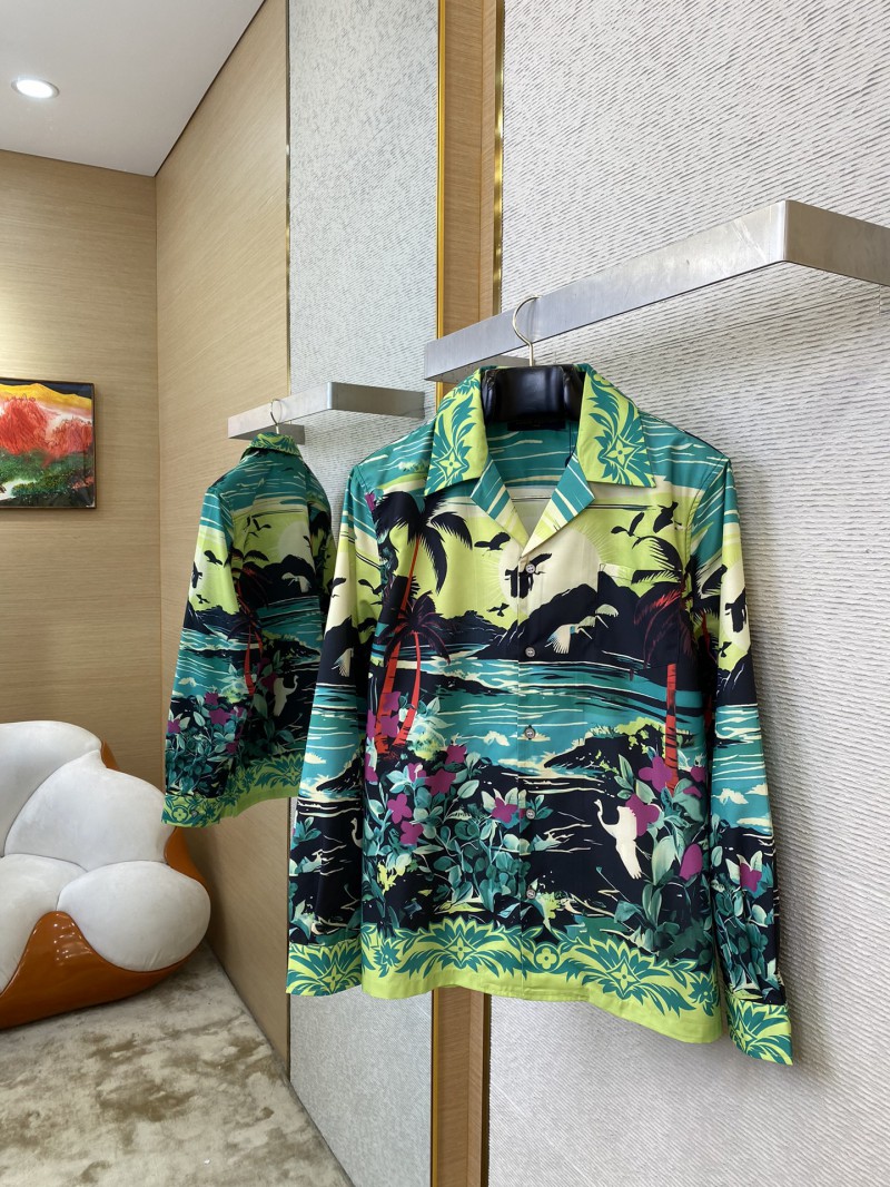 LV Tropical Rainforest Lapel Shirt 2