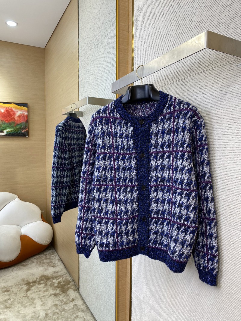 Dior Birdseye Knitted Cardigan 2
