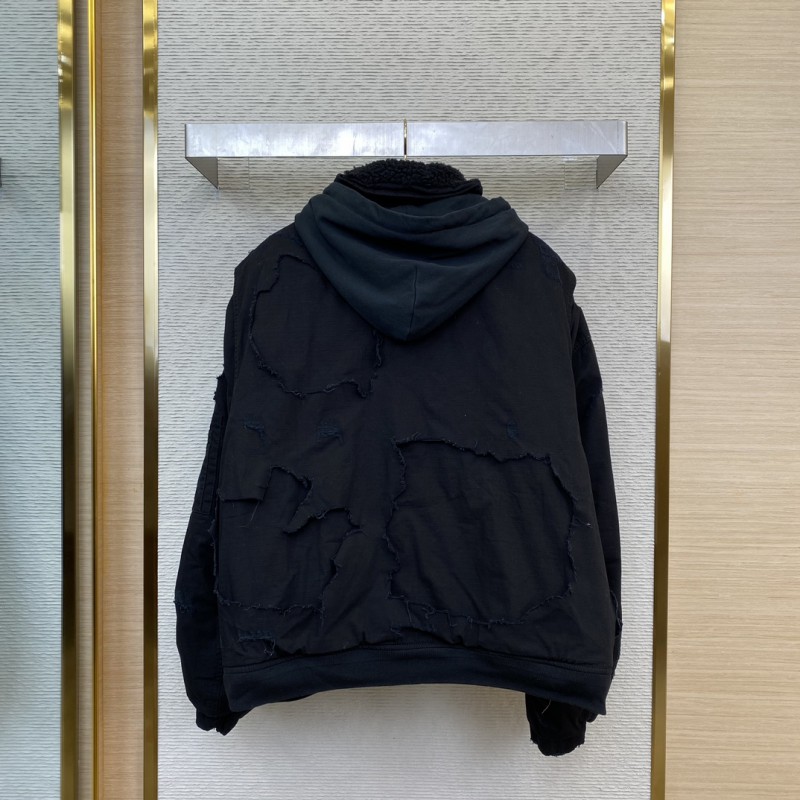 Balenciaga Torn Pilot Jacket Coat 1