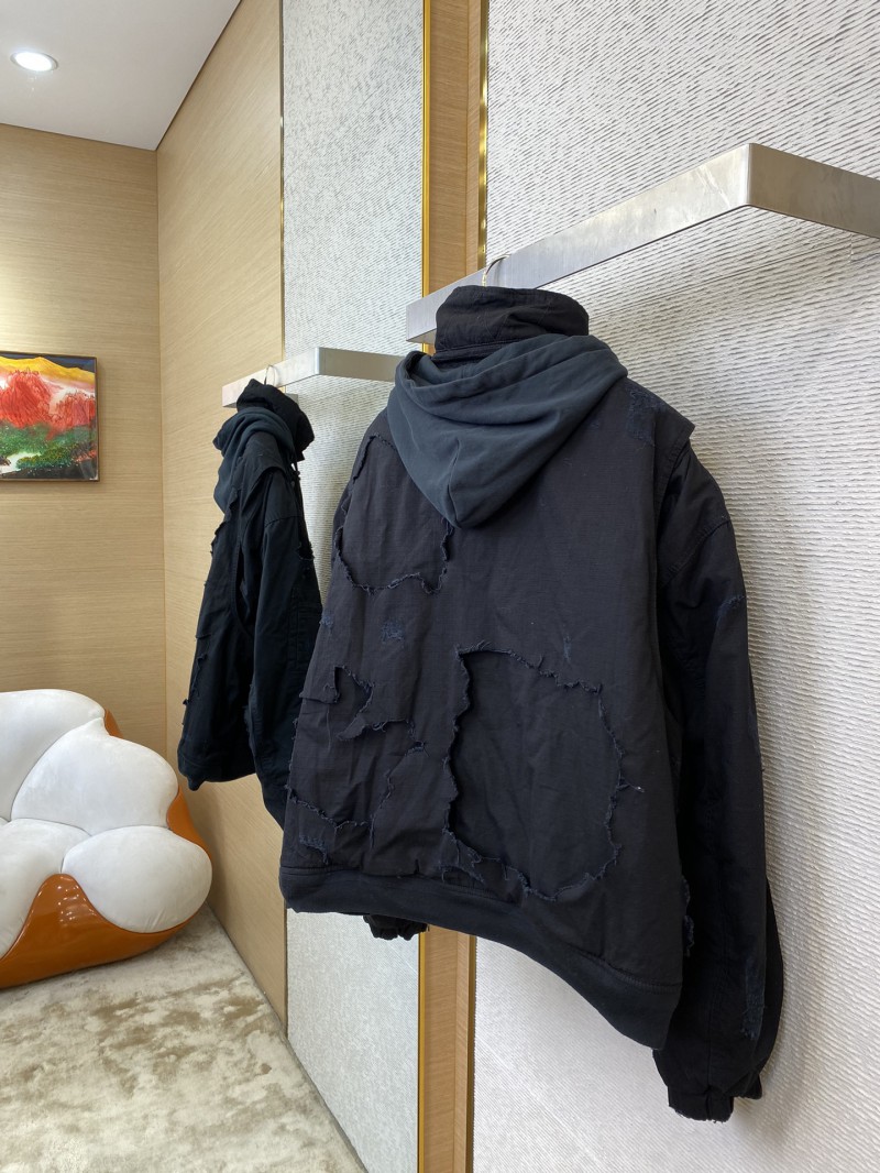 Balenciaga Torn Pilot Jacket Coat 3