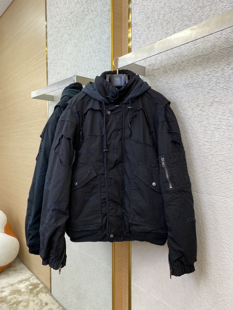 Balenciaga Torn Pilot Jacket Coat 4