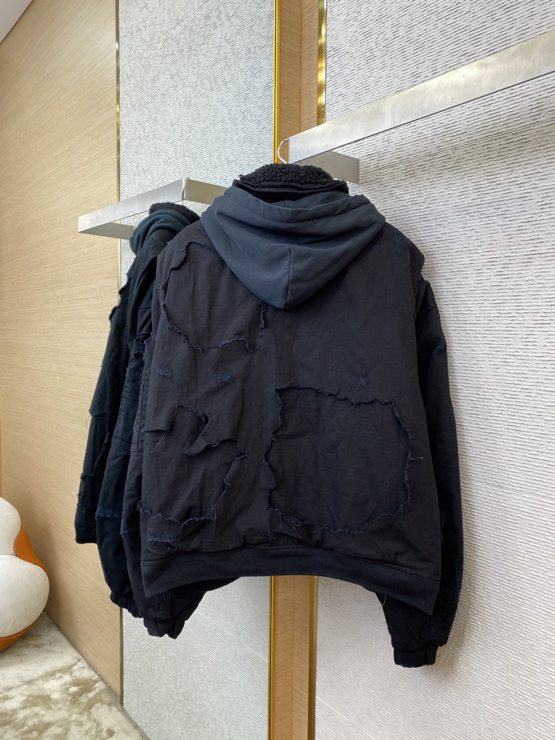Balenciaga Torn Pilot Jacket Coat 5