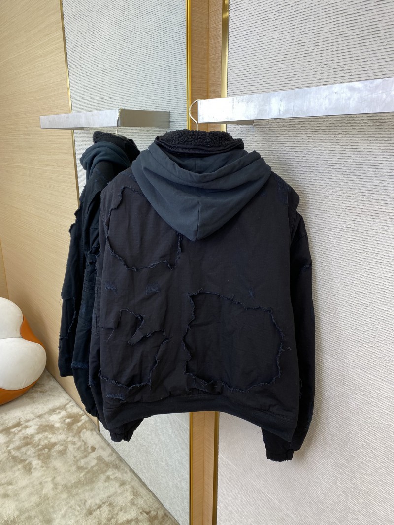 Balenciaga Torn Pilot Jacket Coat 7