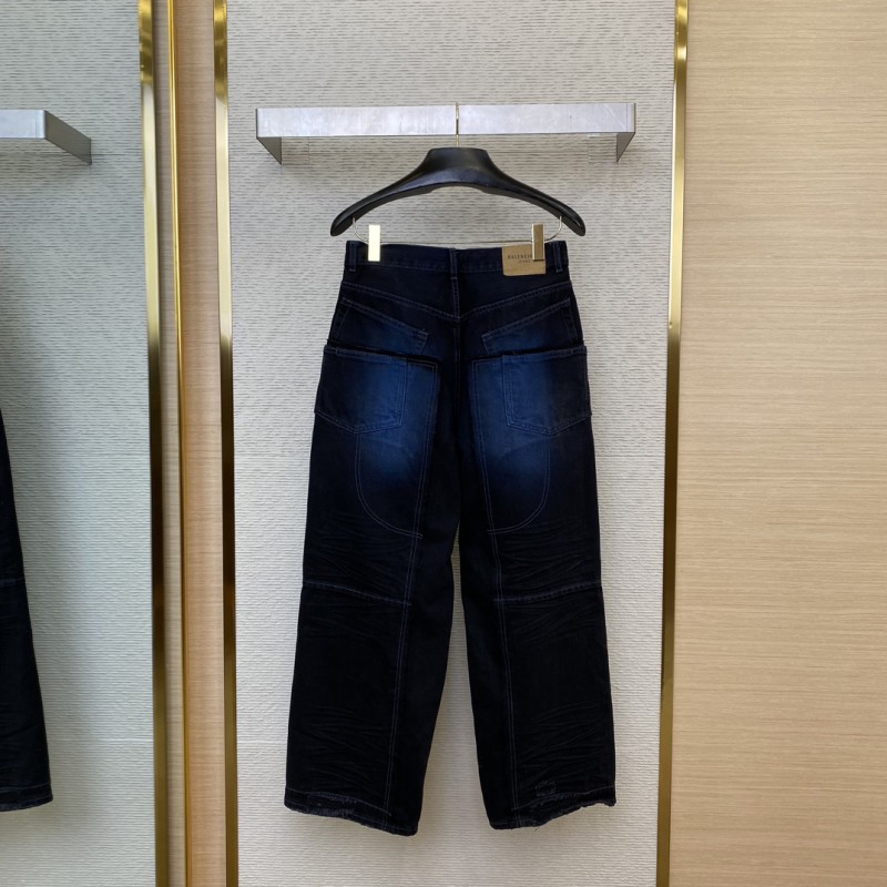 Balenciaga Blue Light Logging Jeans 1
