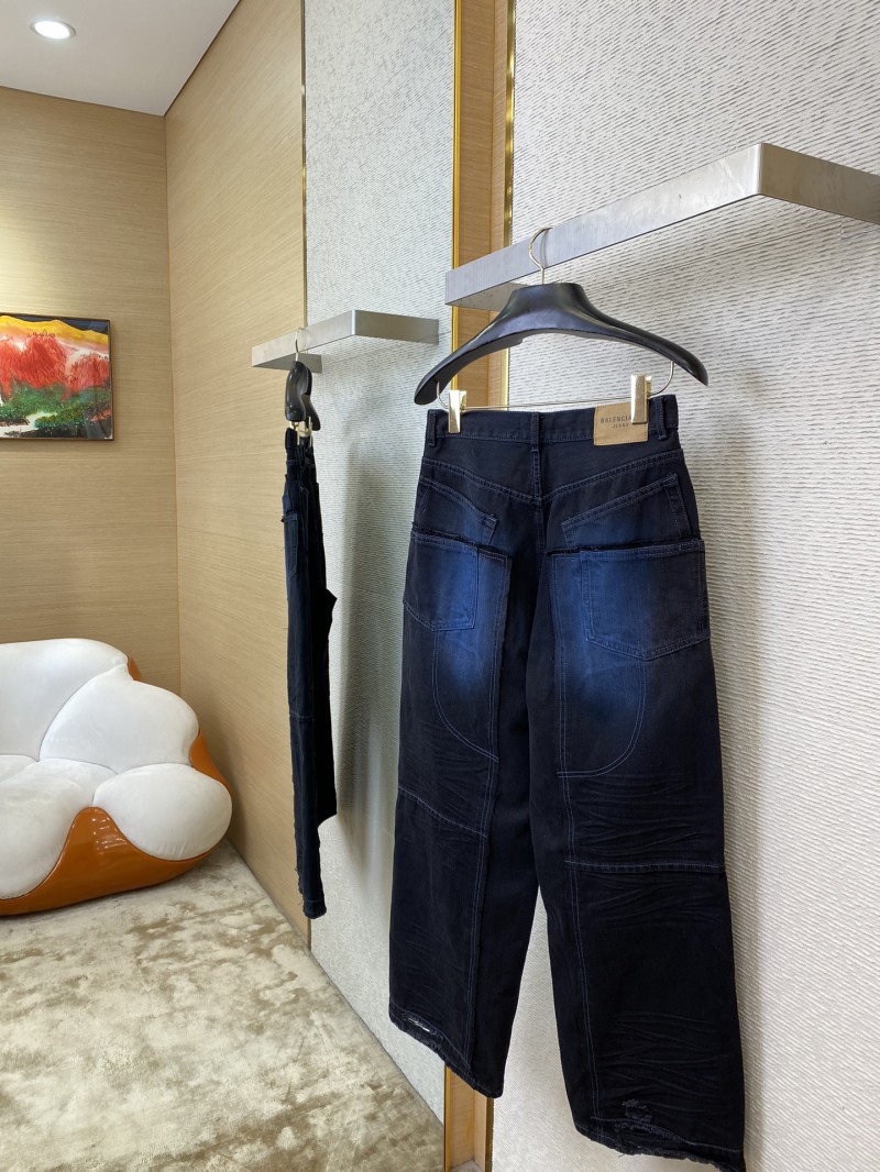 Balenciaga Blue Light Logging Jeans 3