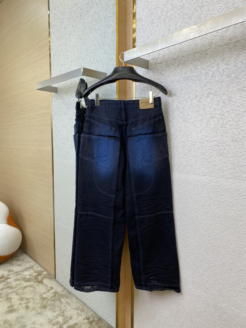 Balenciaga Blue Light Logging Jeans 5