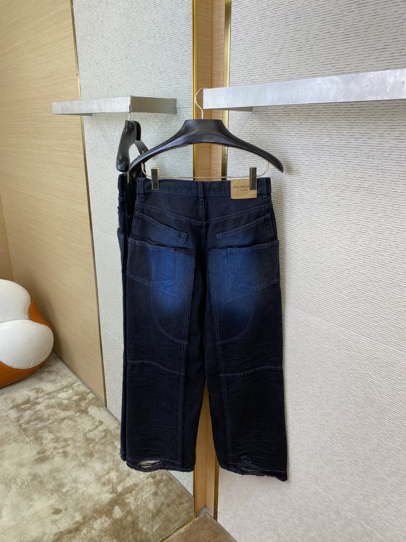 Balenciaga Blue Light Logging Jeans 7
