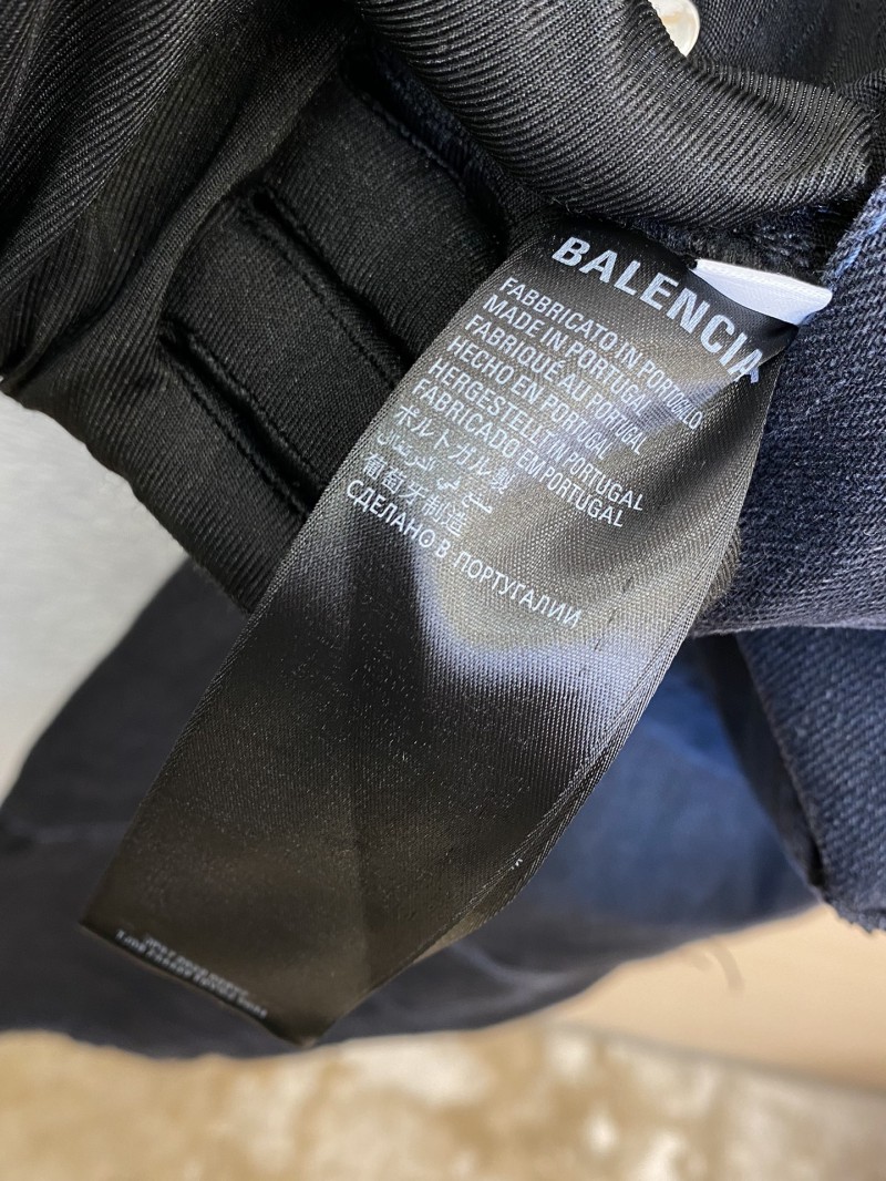 Balenciaga Blue Light Logging Jeans 8