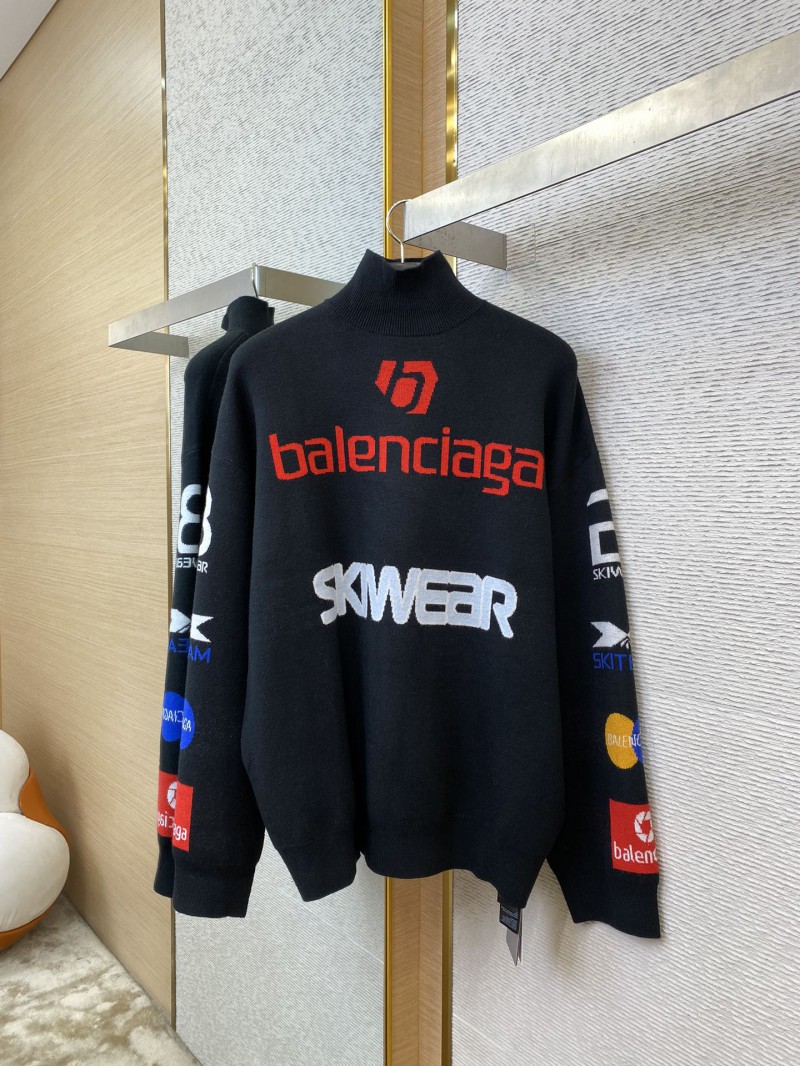 Balenciaga Multi-Letter Knitted Sweater 4