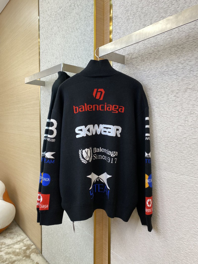 Balenciaga Multi-Letter Knitted Sweater 5
