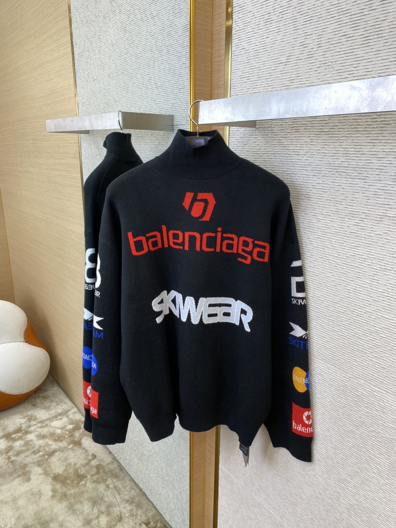 Balenciaga Multi-Letter Knitted Sweater 6