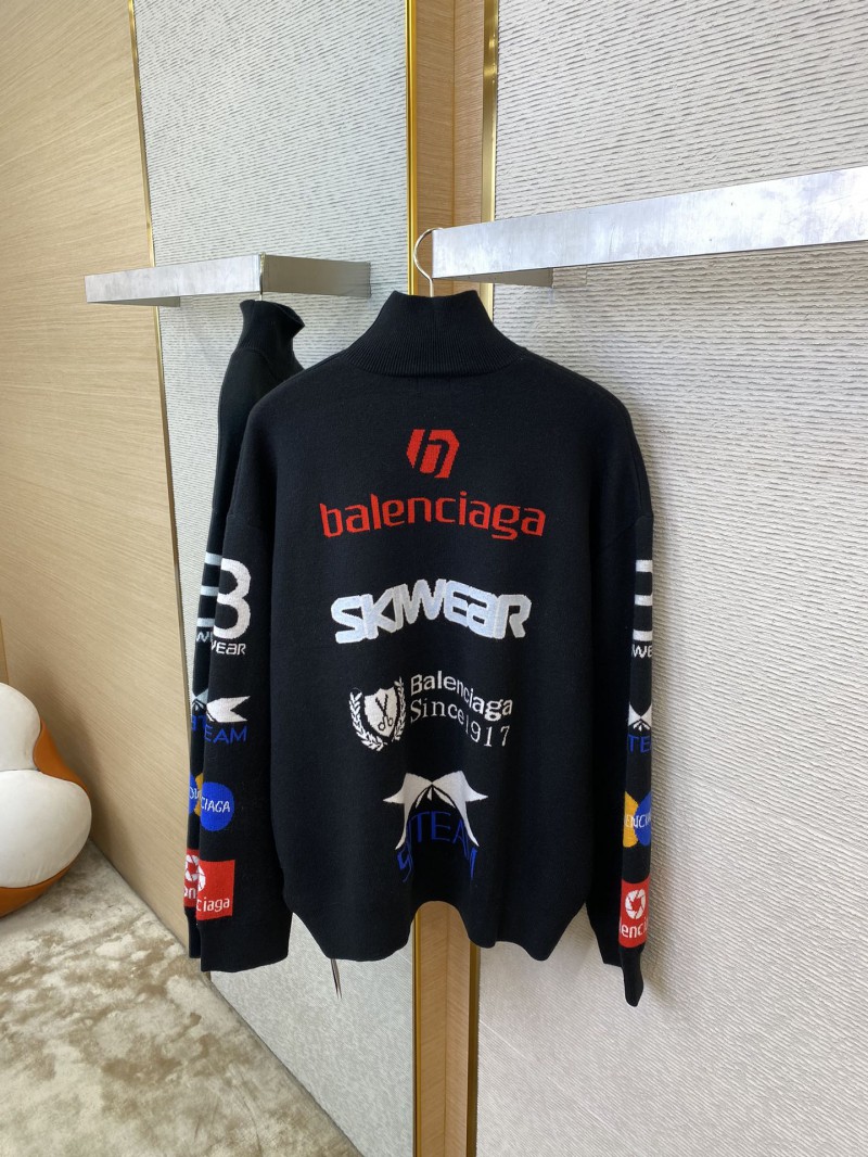 Balenciaga Multi-Letter Knitted Sweater 7