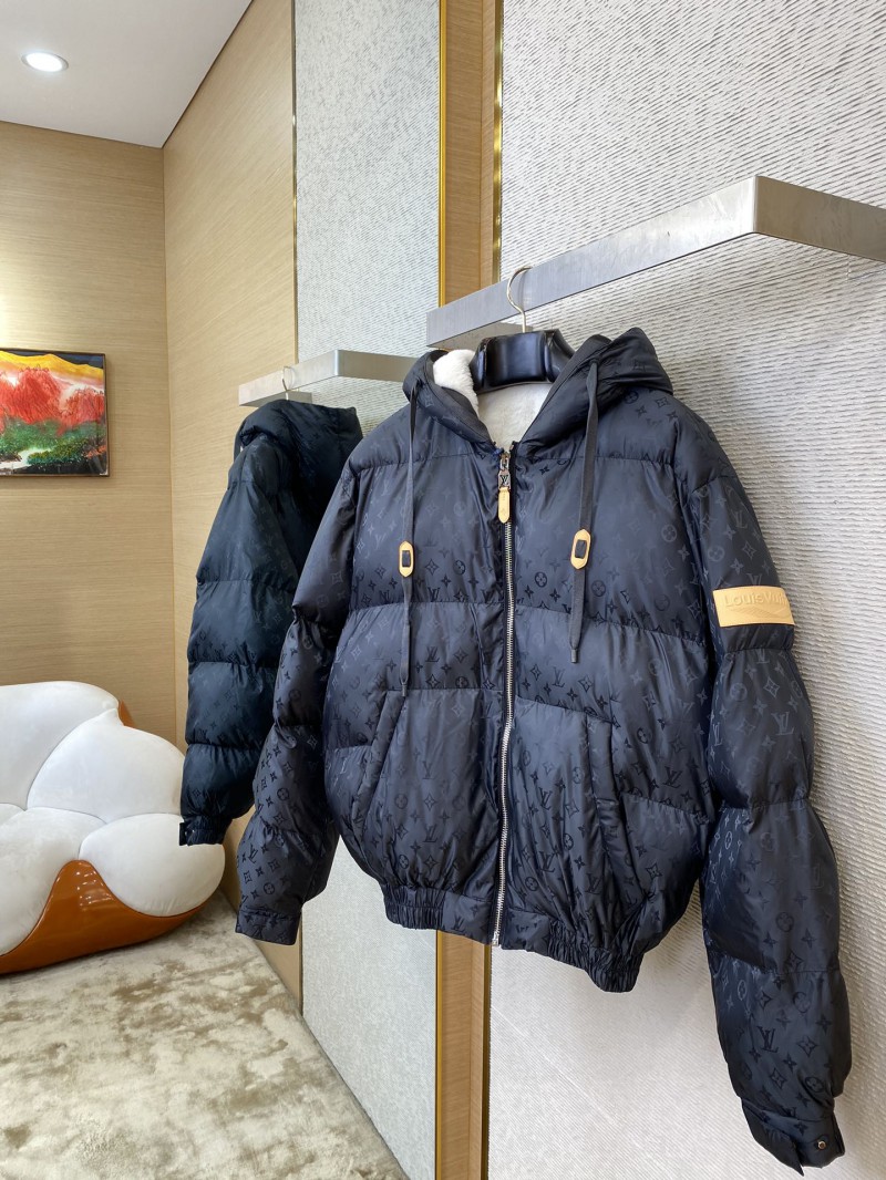 LV Full Print Jacquard Ski Hooded Jacket 2