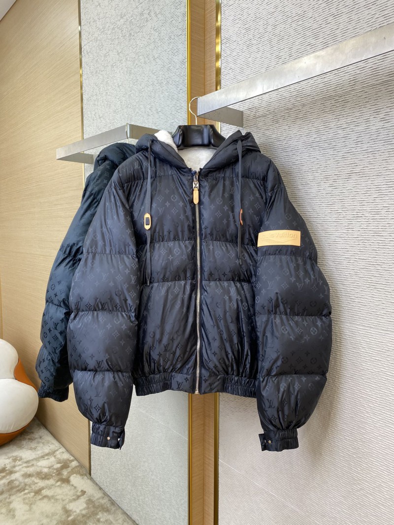 LV Full Print Jacquard Ski Hooded Jacket 4