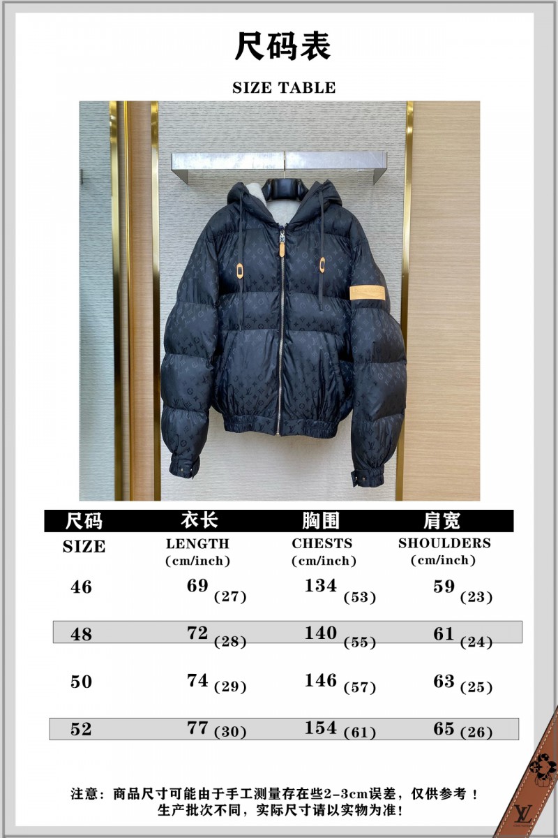 LV Full Print Jacquard Ski Hooded Jacket 9
