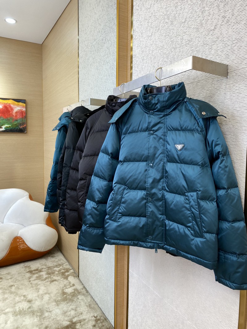 Prada Triangular Label Winter outer jacket Black 2