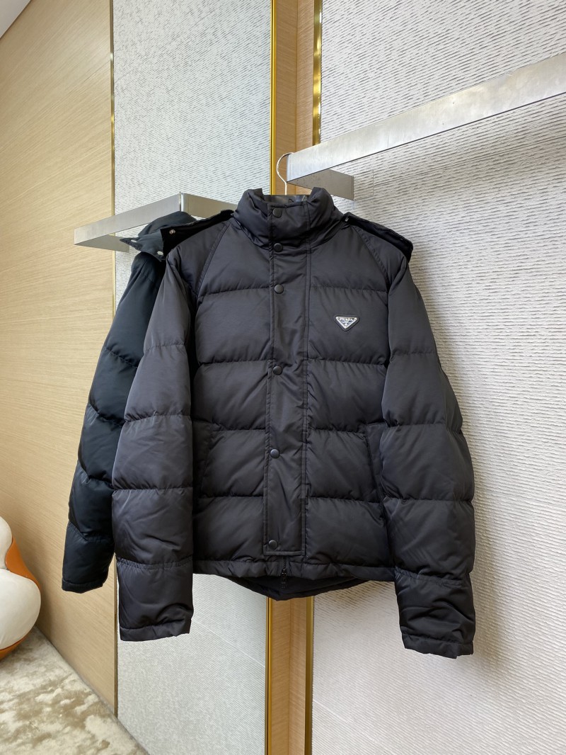 Prada Triangular Label Winter outer jacket Black 4