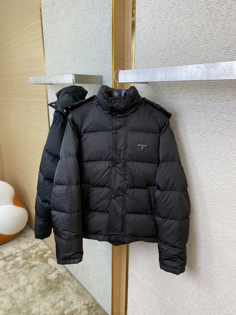 Prada Triangular Label Winter outer jacket Black 6