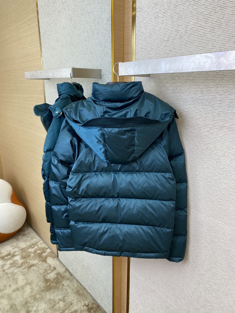 Prada Triangular Label Winter outer jacket dark dark green 7