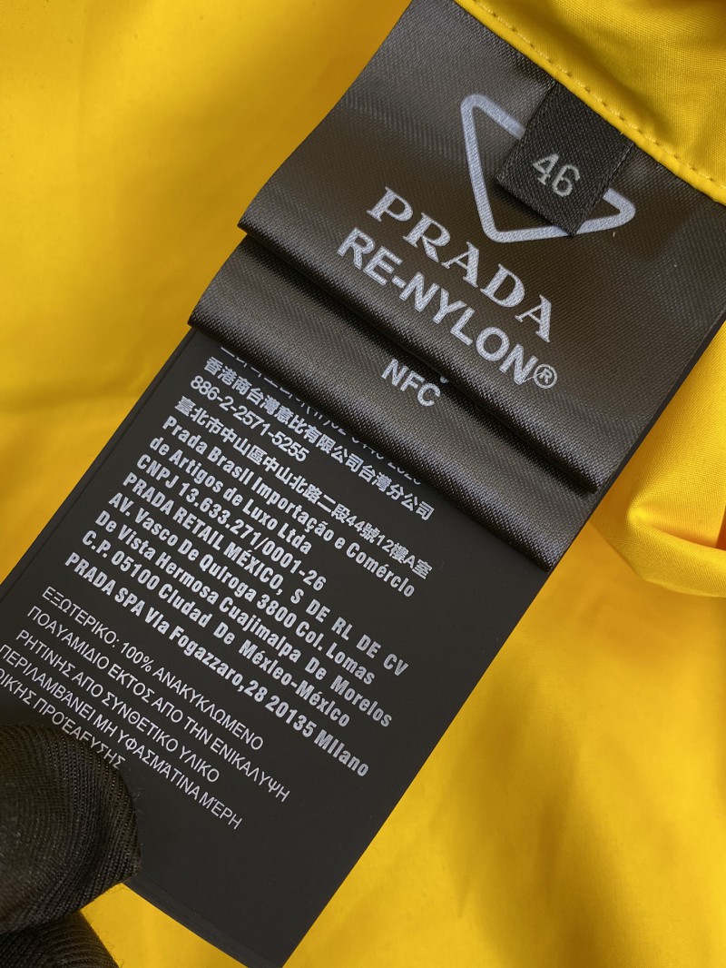 Prada Triangular Label Winter outer jacket Black 8