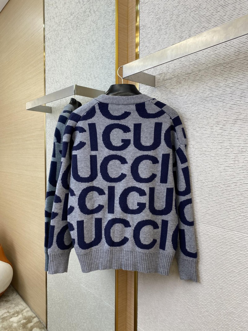 Gucci monogrammed knitted cardigan 5