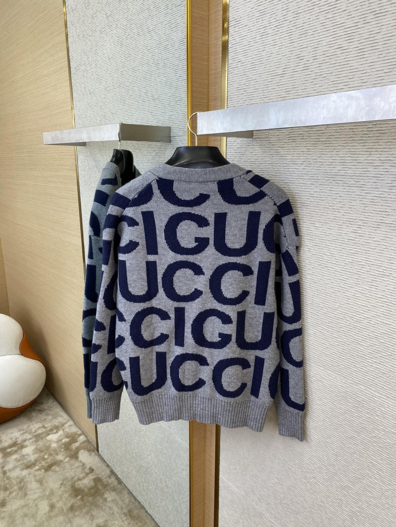 Gucci monogrammed knitted cardigan 7
