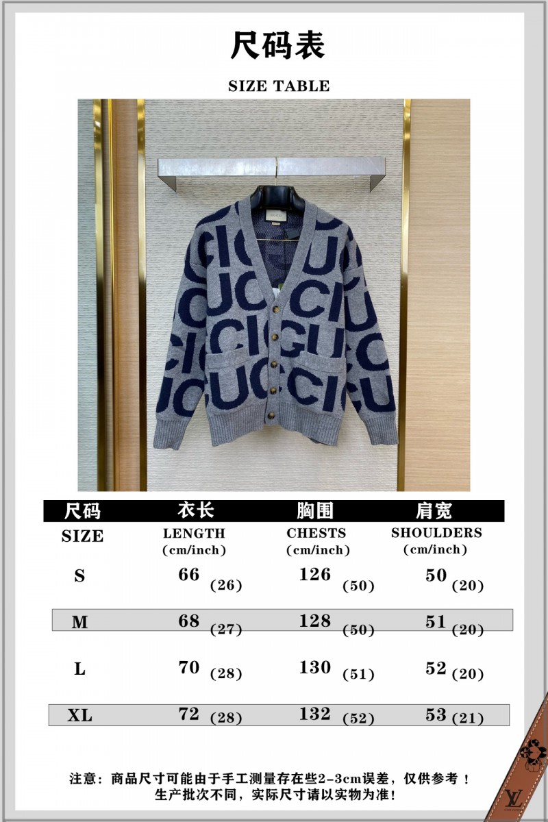 Gucci monogrammed knitted cardigan 9