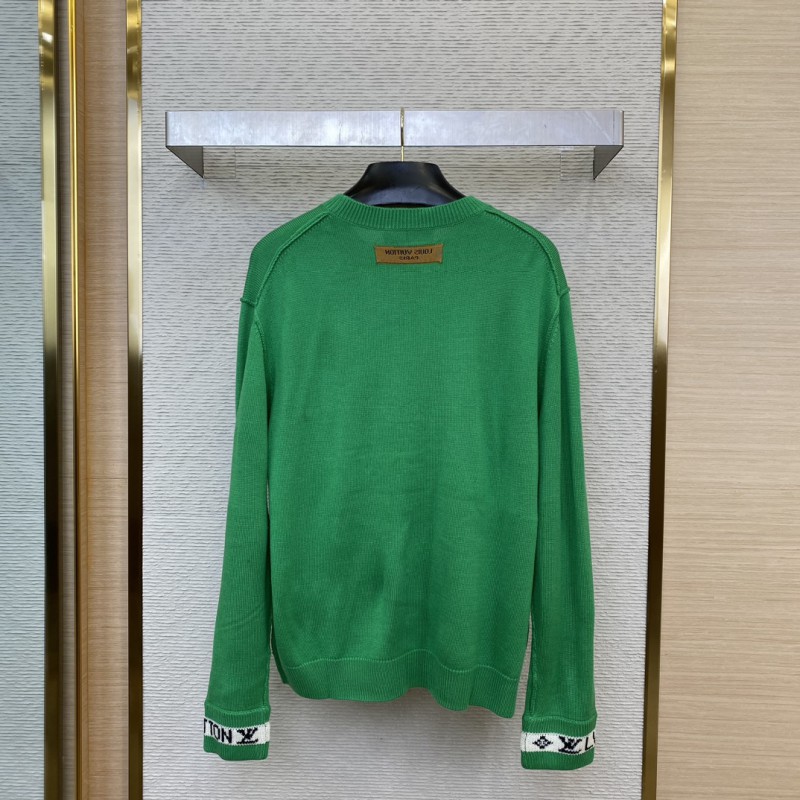 LV Cuffs Monogram Crew Sweater 1