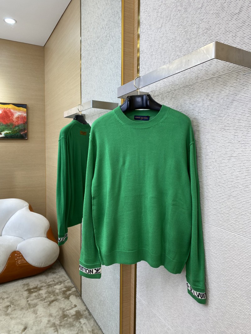 LV Cuffs Monogram Crew Sweater 2