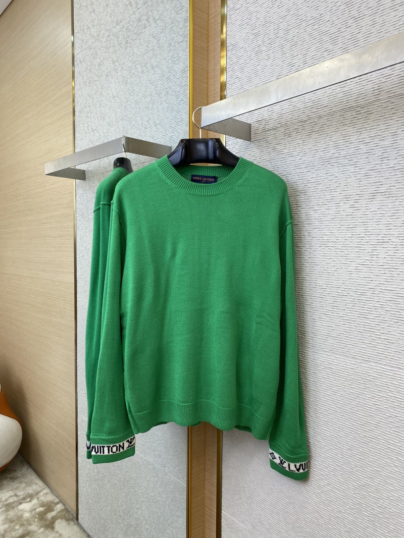 LV Cuffs Monogram Crew Sweater 4