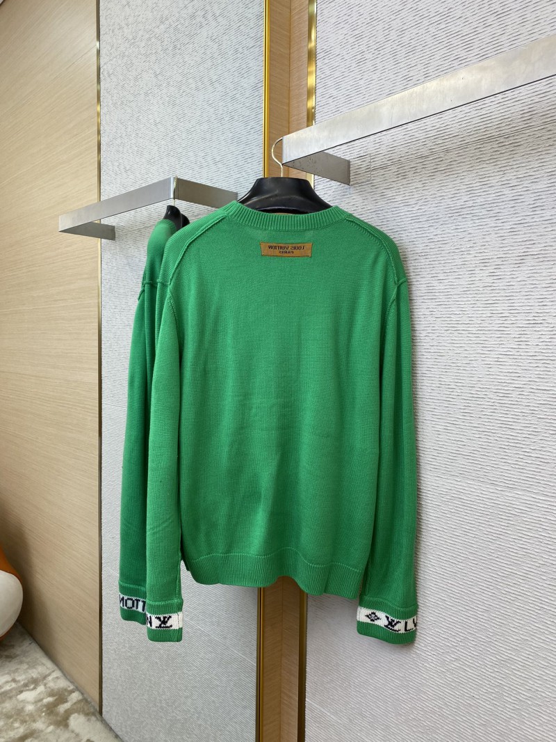 LV Cuffs Monogram Crew Sweater 5