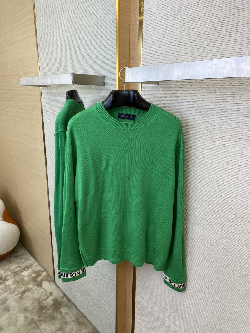 LV Cuffs Monogram Crew Sweater 6