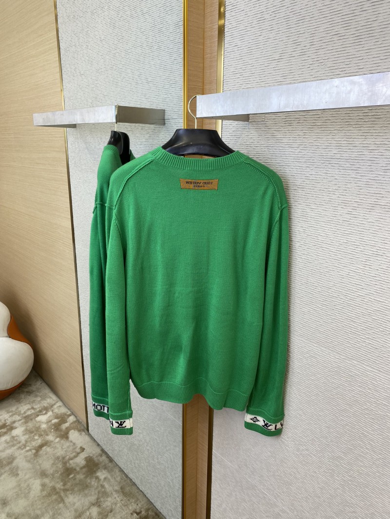 LV Cuffs Monogram Crew Sweater 7
