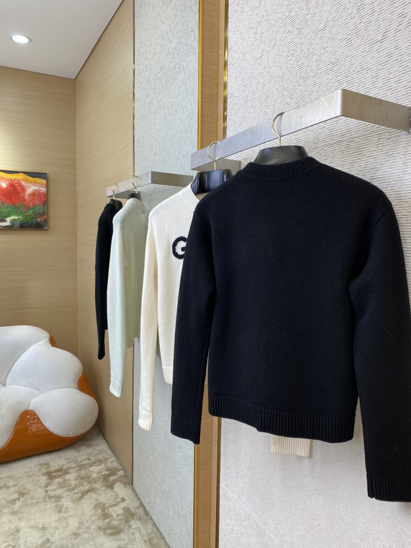 Gucci Chest Letter Sweater Black 3