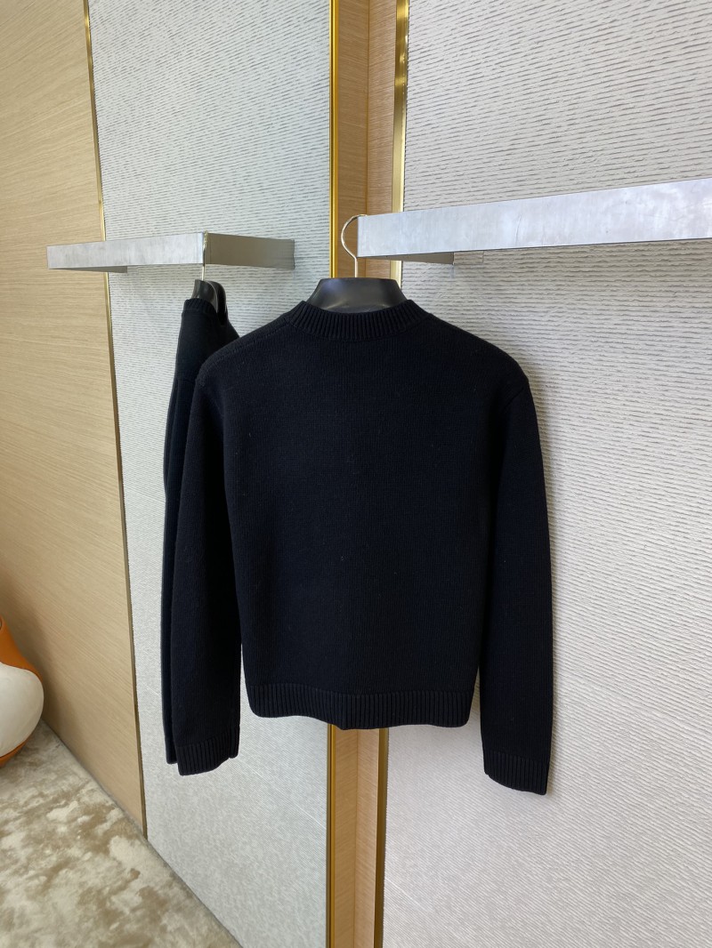 Gucci Chest Letter Sweater Black 7