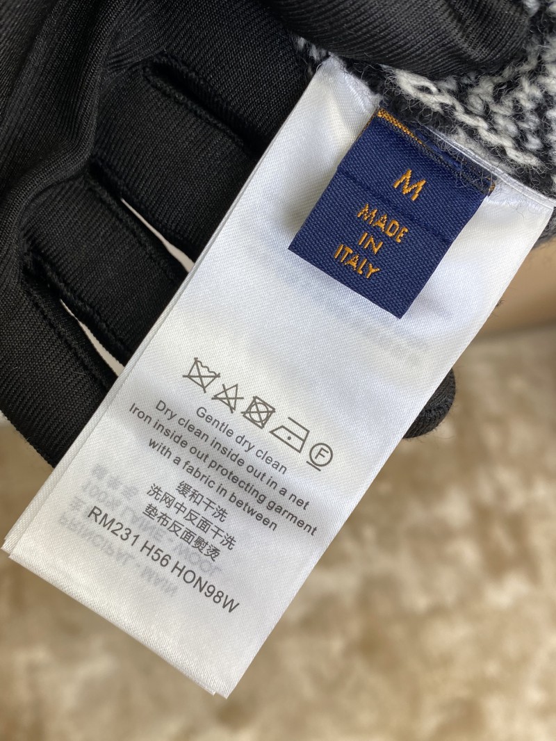 LV Thistle Jacquard Pattern Knitted Cardigan 8
