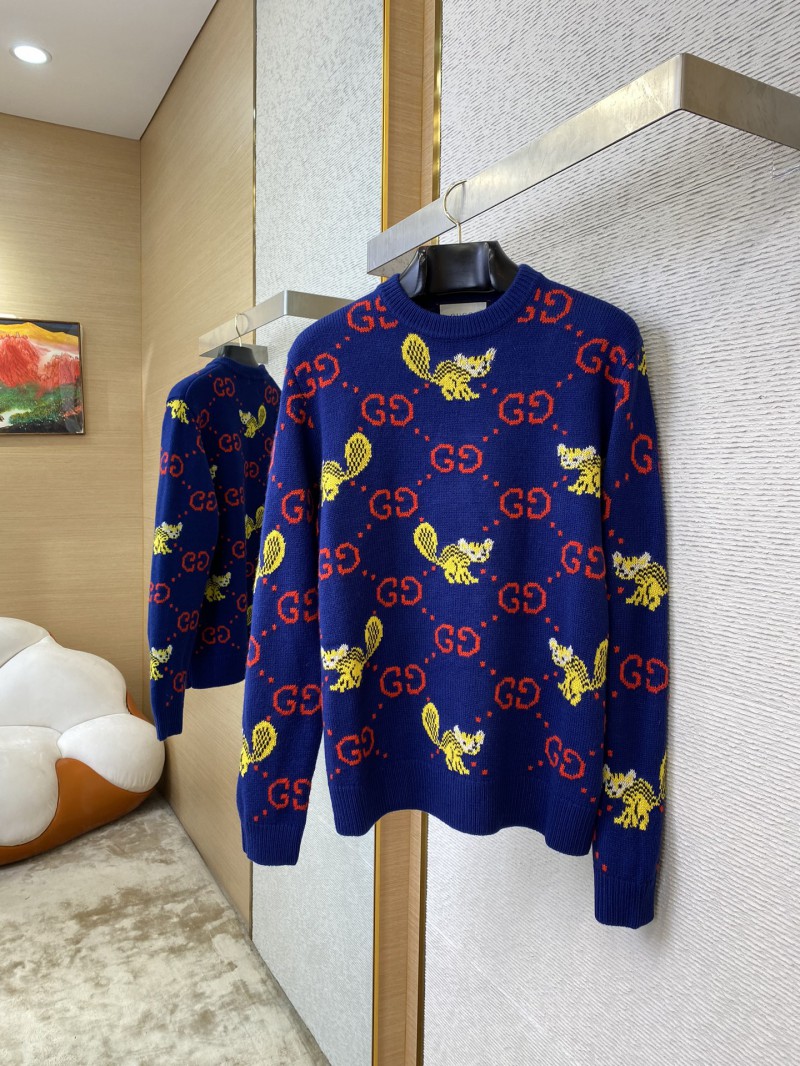 Gucci Little Monster Appliqu??d Crew Neck Sweater 2