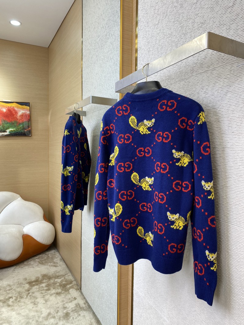 Gucci Little Monster Appliqu??d Crew Neck Sweater 3