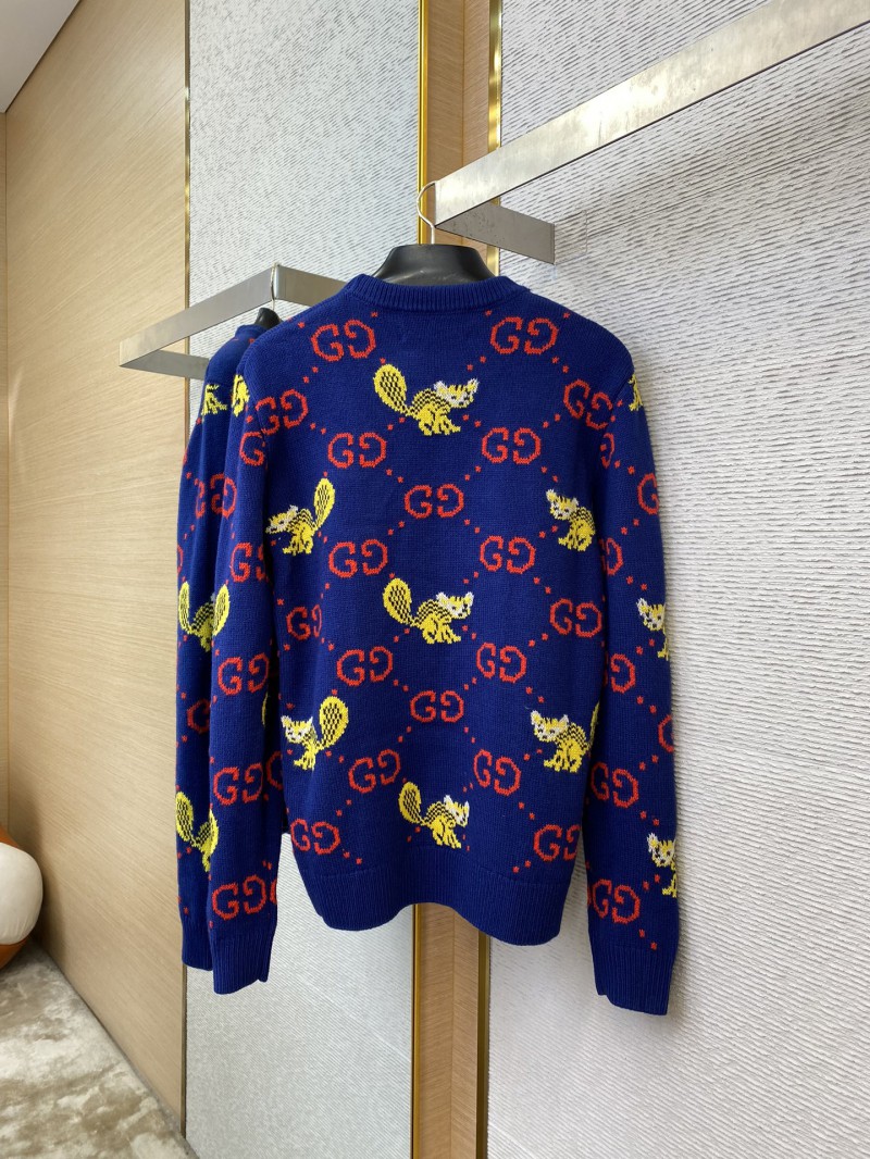 Gucci Little Monster Appliqu??d Crew Neck Sweater 5