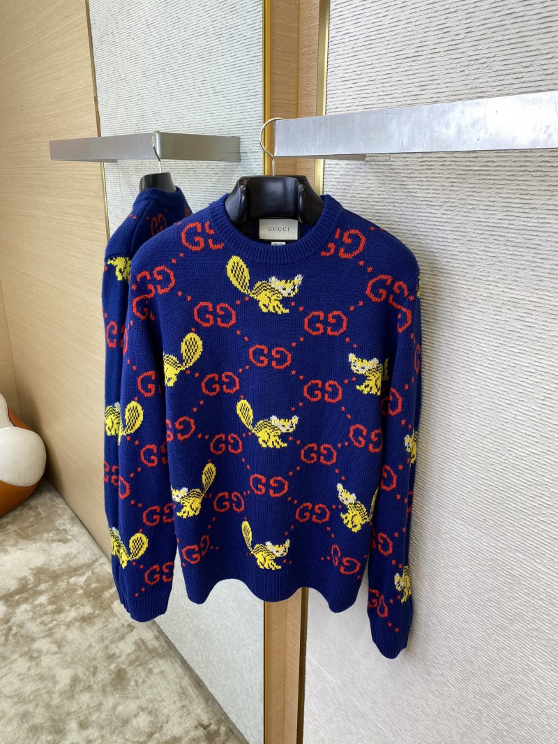 Gucci Little Monster Appliqu??d Crew Neck Sweater 6