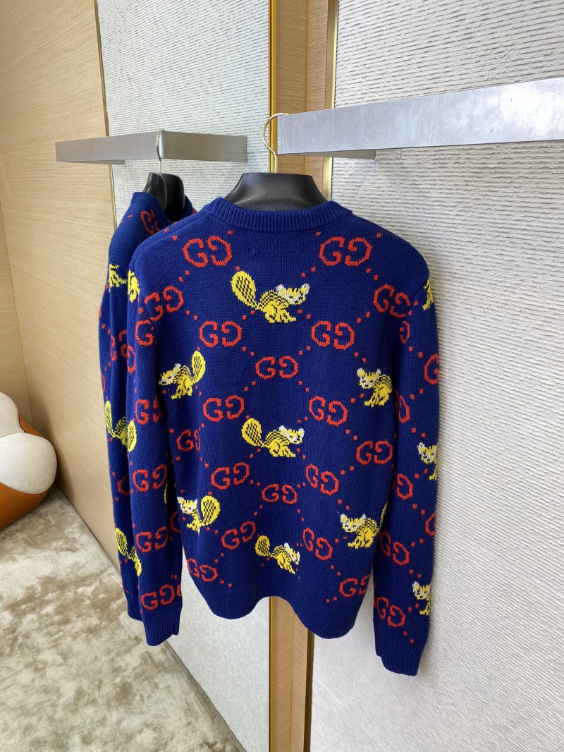Gucci Little Monster Appliqu??d Crew Neck Sweater 7